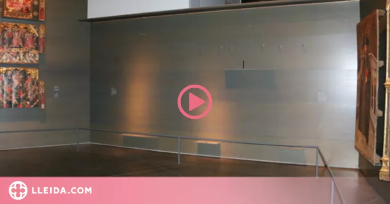 ⏯️ El lliurament d'una part de les obres de la Franja deixen un buit al Museu de Lleida