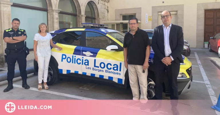 Un nou vehicle més sostenible per a la Policia Local de les Borges Blanques