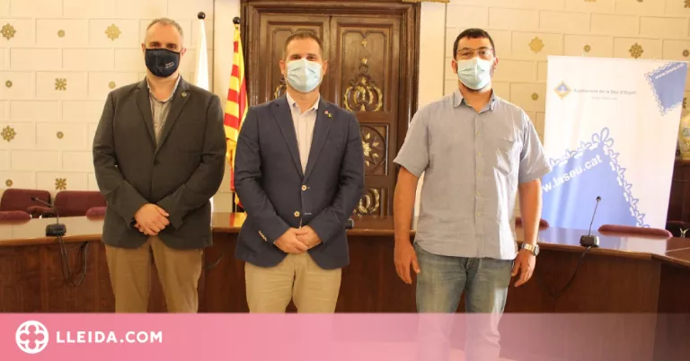 Ricard Pérez visita l'Ajuntament de La Seu d'Urgell