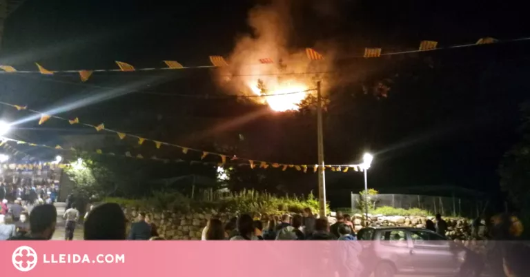 ⏯️ Les falles d'Erill de la Vall acaben amb incendi