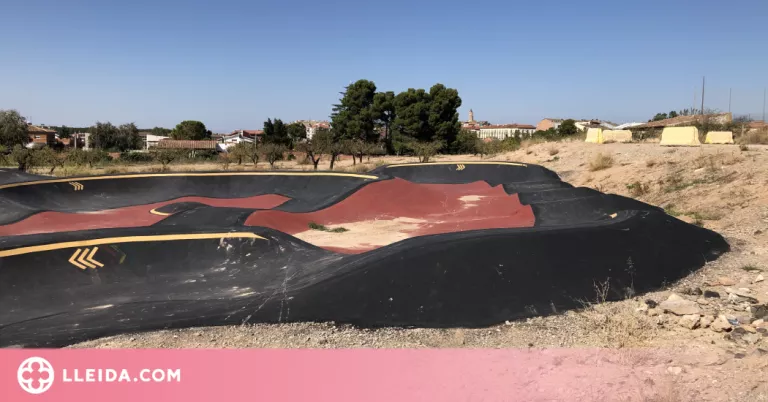 Les Borges crea un sistema d'evacuació d'aigua a la zona del circuit de pump track