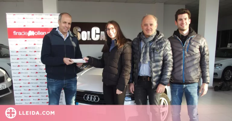 Fira de Mollerussa lliura el premi de 3.000 € de l'Autotardor a una veïna de Bellcaire