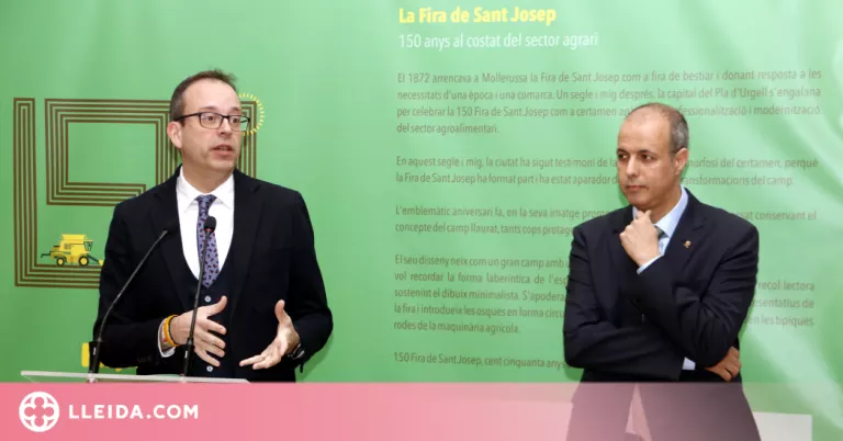 Fira de Mollerussa encara el 150è aniversari de Sant Josep amb prop de 500.000 euros d'aportacions d'institucions