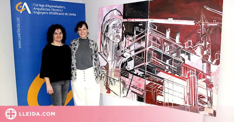 Un mural de Lily Brick ret homenatge a la dona arquitecta tècnica a Lleida