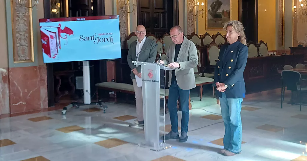 ℹ️ Així serà la diada de Sant Jordi 2023 a Lleida