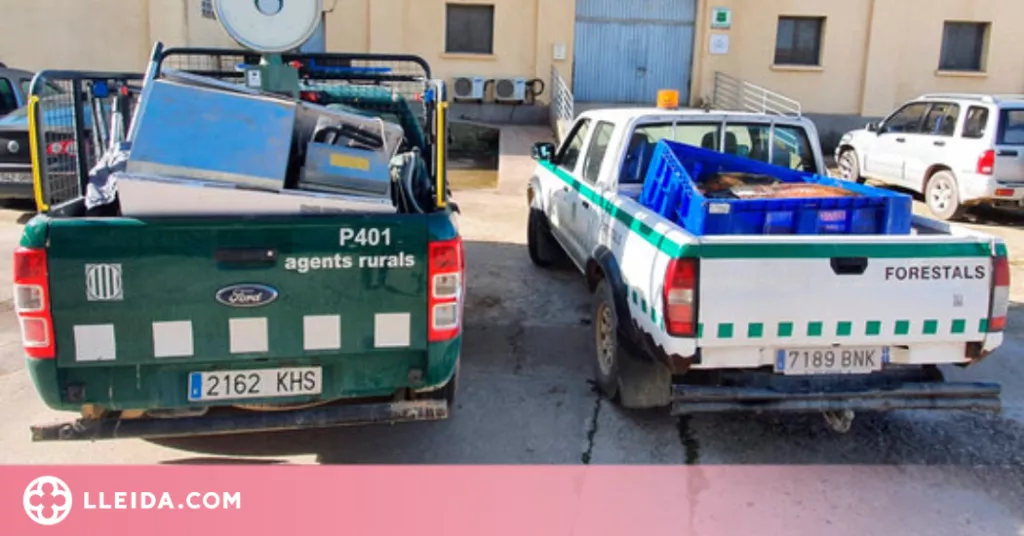 Descoberta una xarxa de pesca furtiva a Lleida