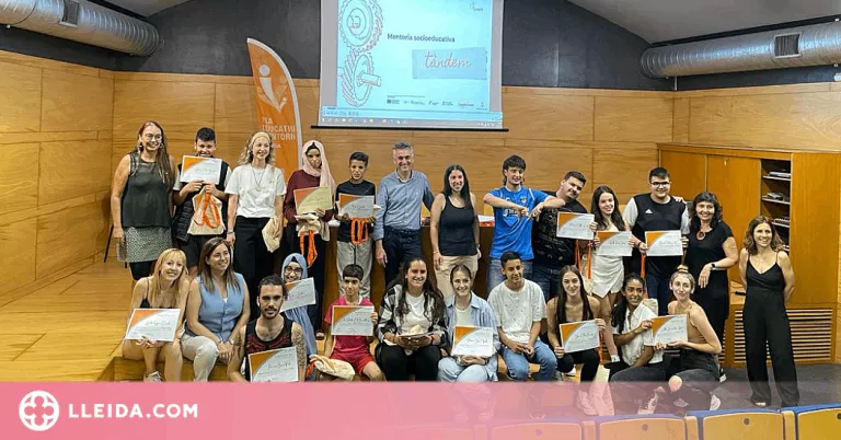 Aspid orienta a 23 estudiants d'ESO amb el projecte Tàndem a Lleida