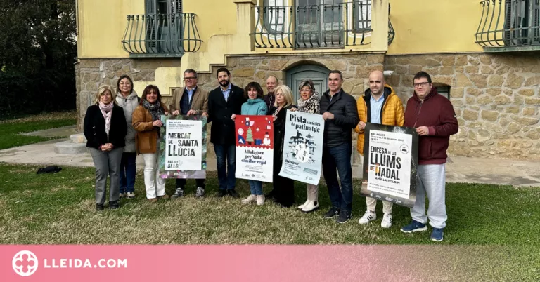 Balaguer presenta els actes organitzats pels comerciants per aquest Nadal