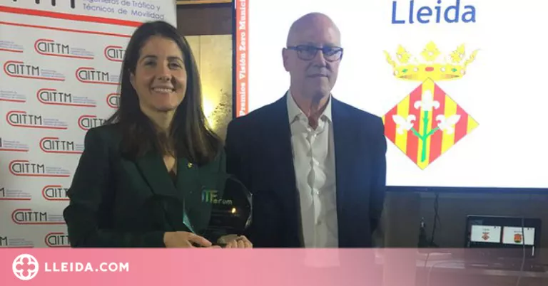 La Guàrdia Urbana de Lleida rep el premi Visión Zero a la seva tasca de seguretat viària