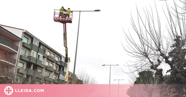 Tàrrega du a terme una nova fase de renovació de l’enllumenat públic