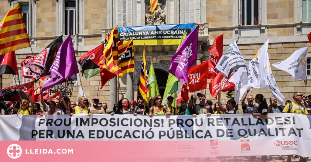 ⏯️ Educació i sindicats arriben a un acord per començar el curs sense vagues