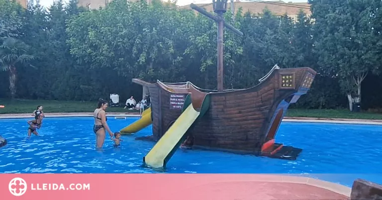 Almacelles celebra la Diada de Catalunya a les piscines municipals