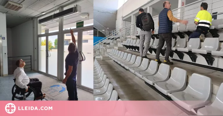 Torrefarrera instal·la calefacció a les grades del pavelló poliesportiu municipal