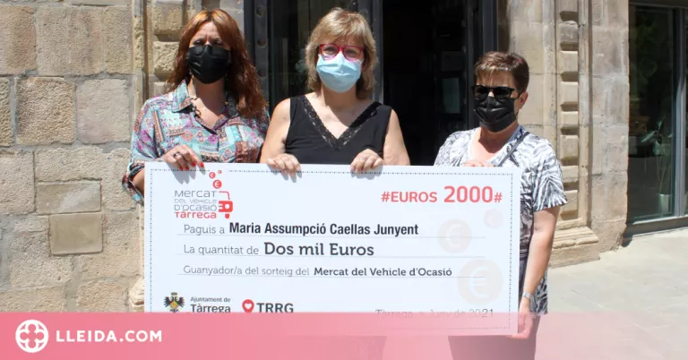 Tàrrega lliura 2.000 euros entre els compradors del 8è Mercat del Vehicle d’Ocasió