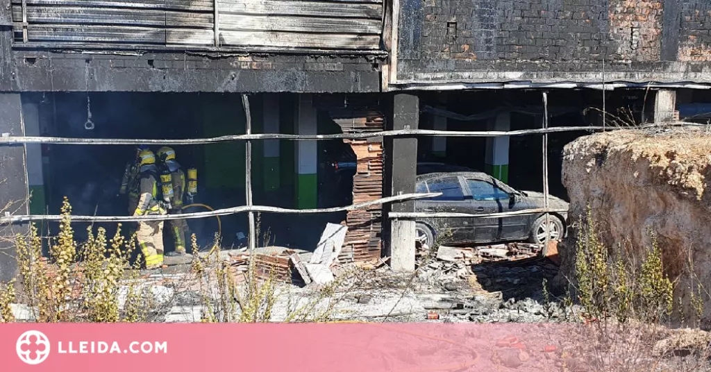 ⏯️ Espectacular incendi en un edifici de Lleida