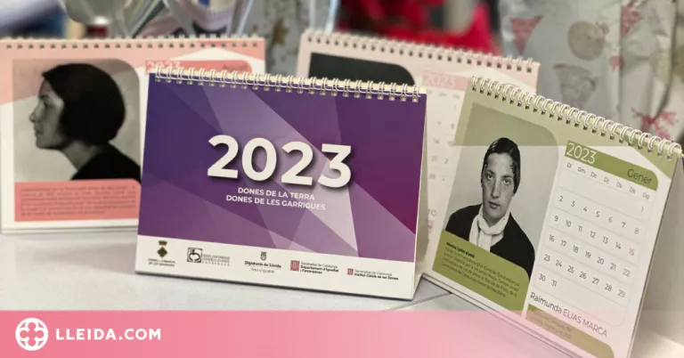 Editen un calendari a les Garrigues per donar visibilitat al paper de les dones