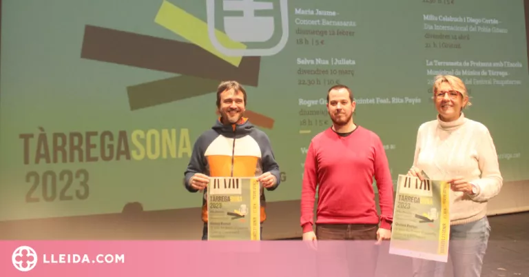 El cicle Tàrrega Sona 2023 aplega destacats noms de l'escena musical catalana