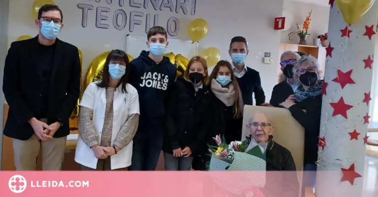 Medalla centenària a un veí de Lleida