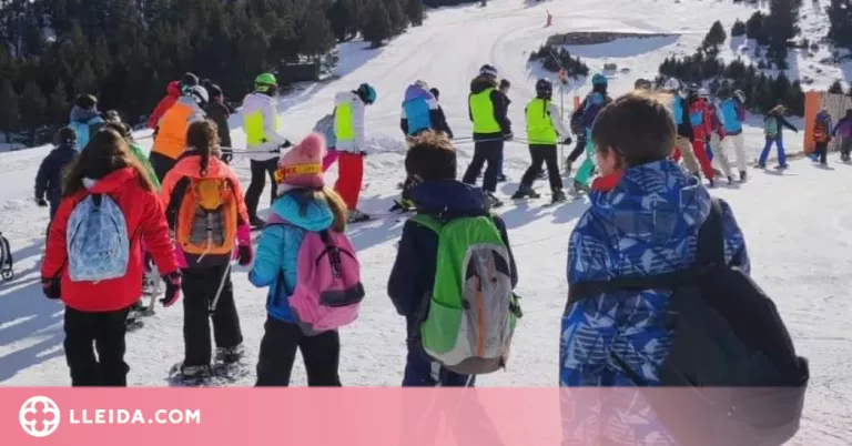 Alumnes del Pallars Jussà, espectadors d’excepció del Mundial de Para Esquí Alpí