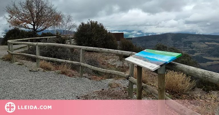 El mirador de la Creu de Guils, un 'balcó de cel' a l'Alt Urgell