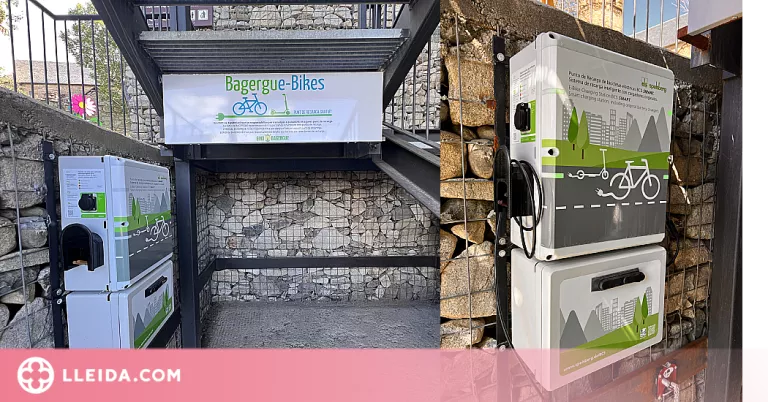 Bagergue instal·la 2 punts de càrrega de bicicletes elèctriques i patinets