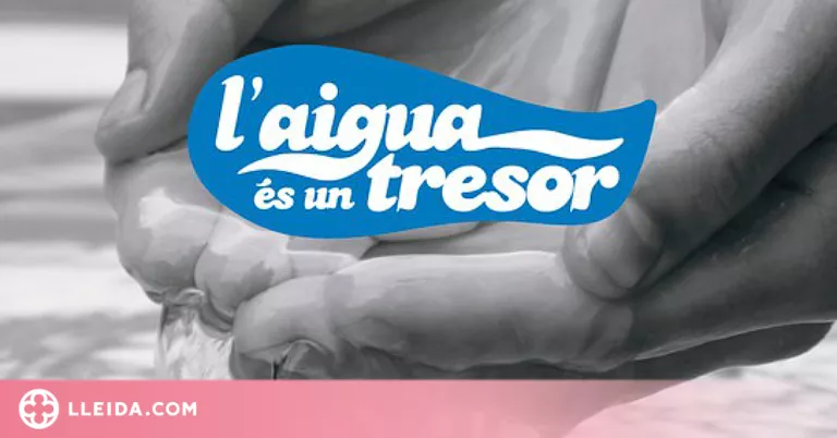 "L'aigua és un tresor. Estalviem-la", una campanya per promoure l'ús racional de l'aigua a Lleida