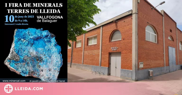La primera Fira de minerals Terres de Lleida tindrà lloc a Vallfogona de Balaguer