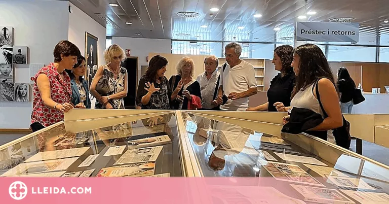 Una exposició a la UdL recorre el fons bibliogràfic del biògraf de Vallverdú
