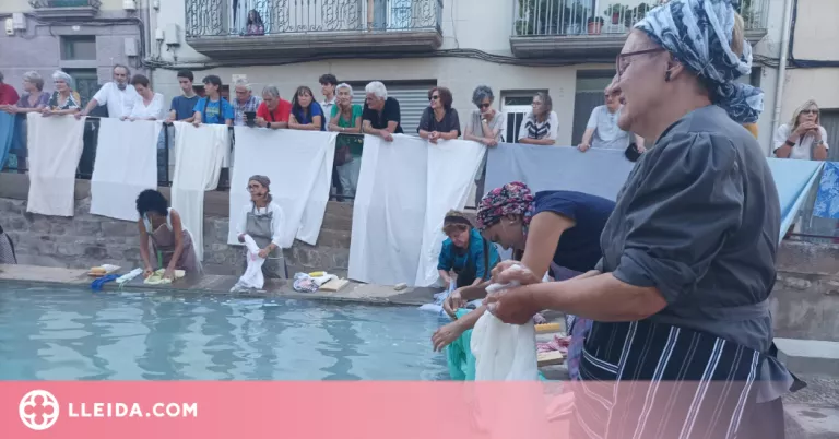 Guissona ha celebrat la 9a rentada popular als safareigs de la vila