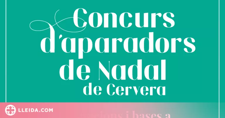Cervera organitza el primer concurs de decoració d'aparadors de Nadal