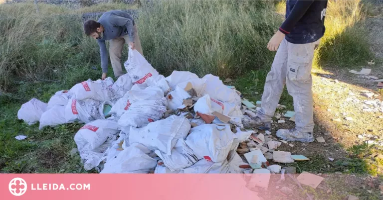 Denuncien quatre abocaments il·legals, tres a l'Horta de Lleida i un al centre de la ciutat