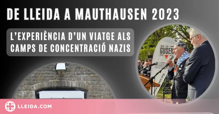 Estudiants lleidatans de secundària presenten l'experiència del viatge als camps de concentració Mauthausen