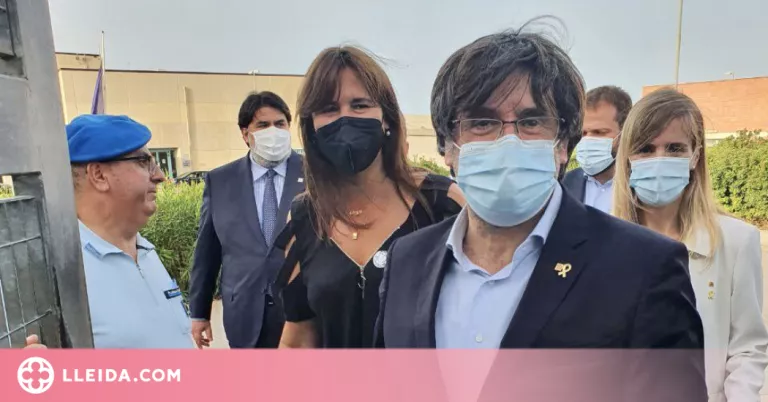 Carles Puigdemont surt de la presó
