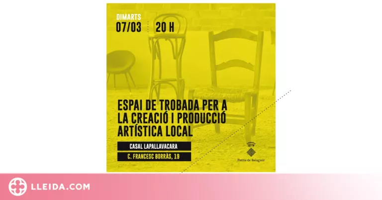 Balaguer convoca els artistes locals per posar en funcionament un espai de creació