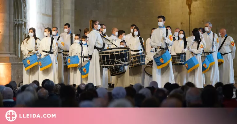 La Seu Vella acull per primera vegada el Pregó de la Setmana Santa de Lleida