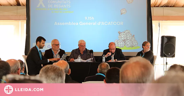 ⏯️ Els regants de Catalunya demanen la creació d'una Taula Nacional de l'Aigua