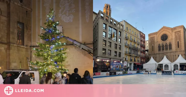 Lleida es comença a vestir de Nadal