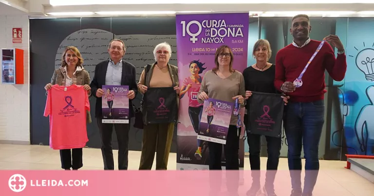 Lleida celebra la 10a edició de la Cursa de la Dona Nayox amb l'objectiu d'arribar a les 2.000 inscripcions