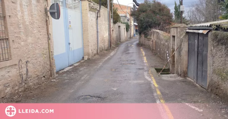 L’Ajuntament de Tàrrega treu a concurs els treballs de millora d'un carrer