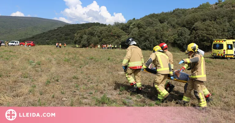 L'Aeroport Andorra-La Seu organitza un simulacre d'accident aeronàutic amb ferits