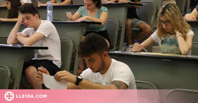 Un 97% dels estudiants van escollir el català en els enunciats de les PAU, per sobre de l'any passat