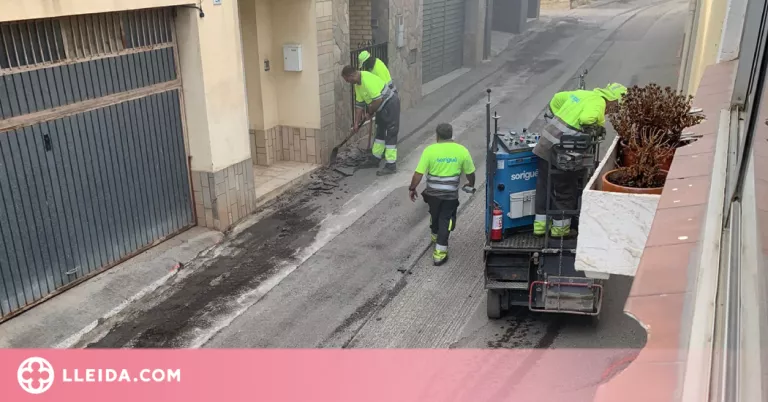 Corbins realitza les obres d'arranjament de 5 carrers del municipi