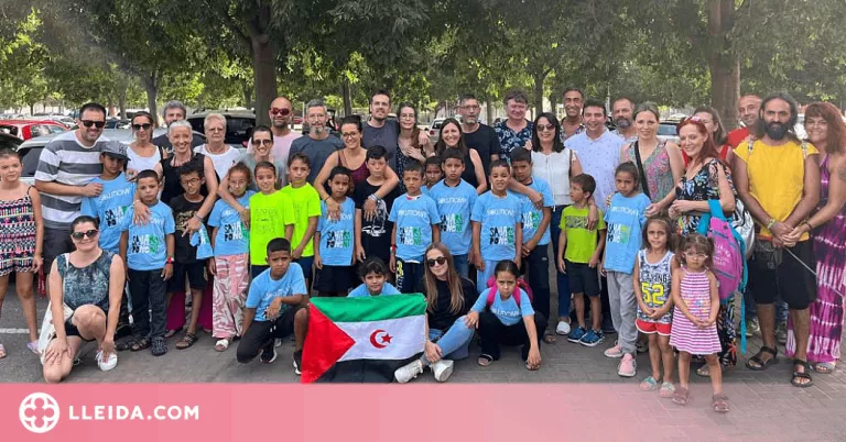 14 infants sahrauís passaran l'estiu d'acollida amb famílies de les comarques de Lleida