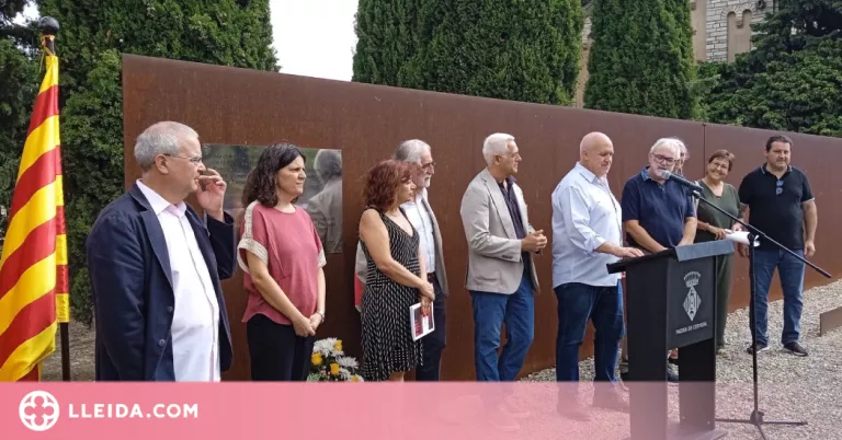 Cervera recorda les víctimes de la Guerra Civil enterrades a la fossa comuna