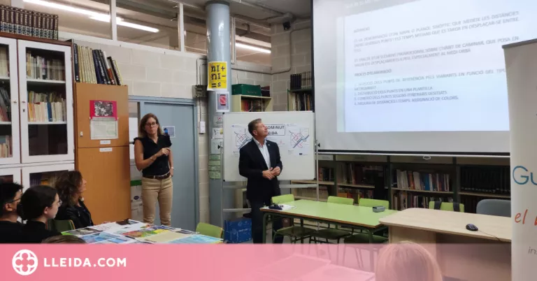 En marxa un plànol Metrominut de Lleida per promoure els desplaçaments a peu