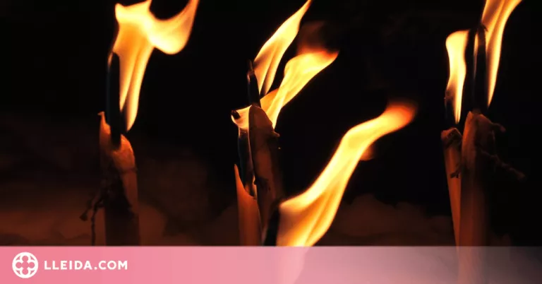 La Flama del Canigó il·lumina la festa de Sant Joan a Lleida