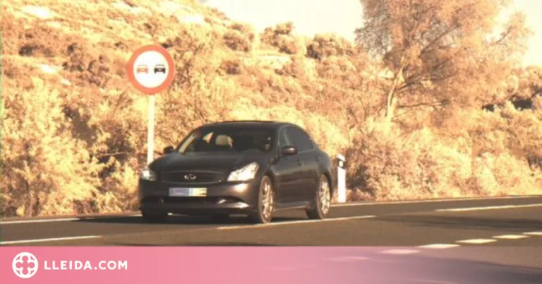 Denunciat per conduir a 191 quilòmetres per hora per l'N-240