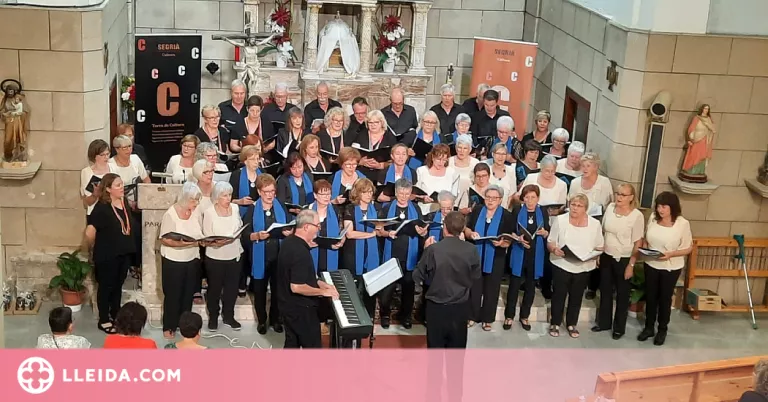 Massalcoreig aplega una setantena de persones en el segon concert del cicle Segrià Corals