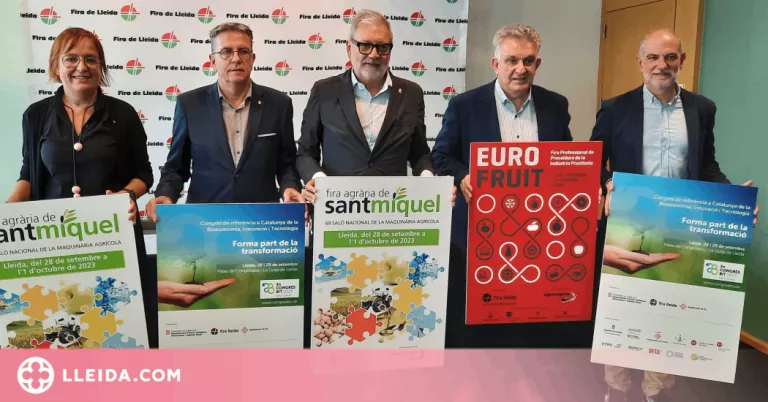La lluita contra la sequera i la biotecnologia, eixos de la Fira de Sant Miquel de Lleida