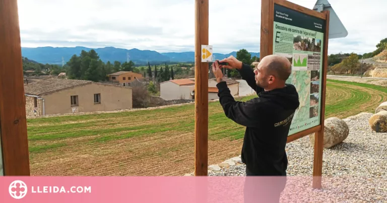 Inici de la senyalització del Centre de Senderisme i Espai de Ciclisme de Tarrés
